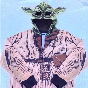 STAR WARS YODA Unisex Hoodie Jacket Sweatshirt
